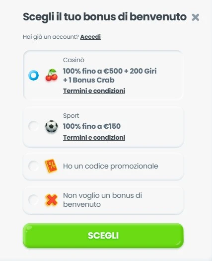 cazimbo casino registrati